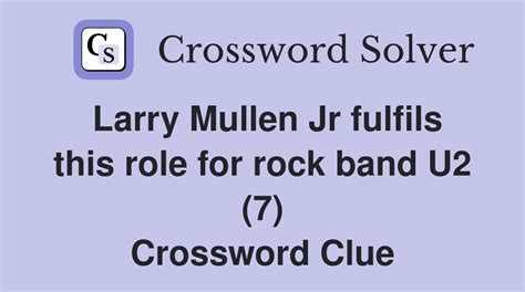 Clue: Frequent co-producer of U2 albums. Frequent co-producer of U2 albums is a crossword puzzle clue that we have spotted 3 times. There are related clues (shown below).